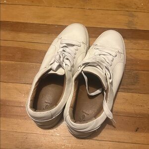 Frye Leather White Women's Sneakers